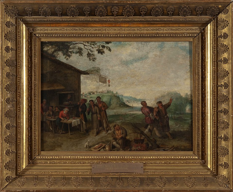 Krzysztof Lubieniecki - Scene in front of a tavern - MP 3123 MNW ...