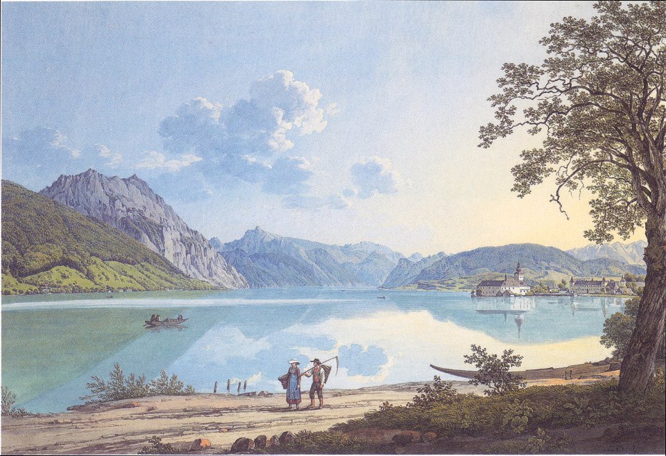 Jakob Alt - Der Traunsee - 1817
