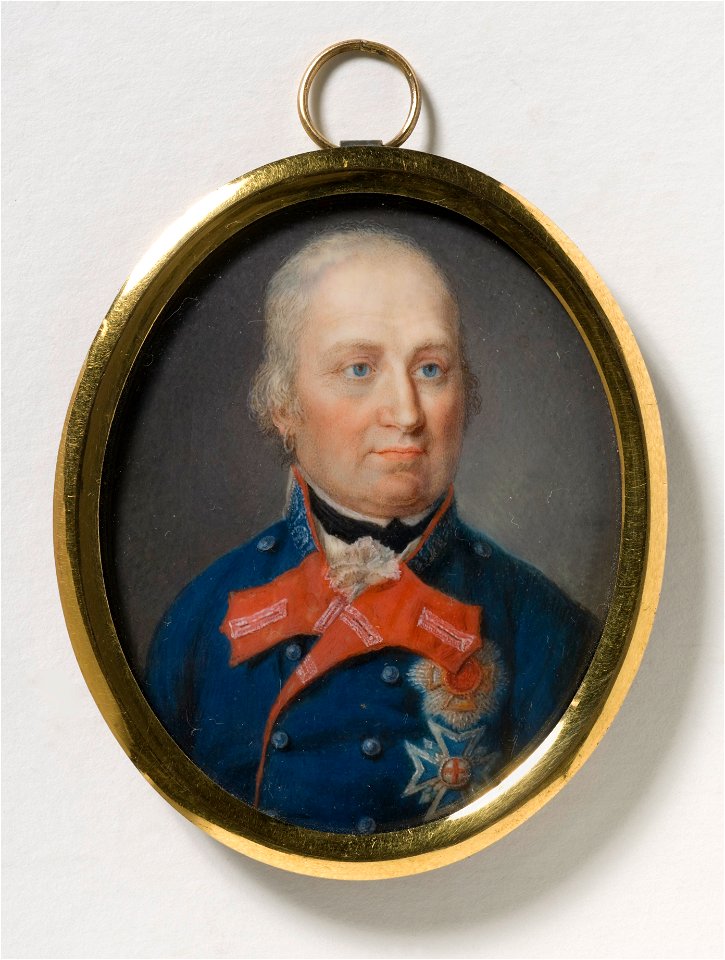 Kung Maximilian I Josef (1756-1825), (tidigare kallad Okänd militär) - Nationalmuseum - 25137