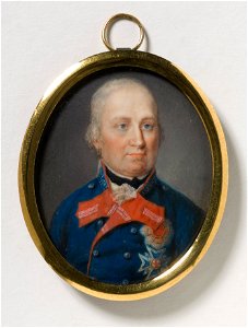 Kung Maximilian I Josef (1756-1825), (tidigare kallad Okänd militär) - Nationalmuseum - 25137