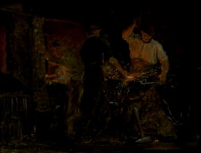 Krøyer - Smedje i Hornbæk