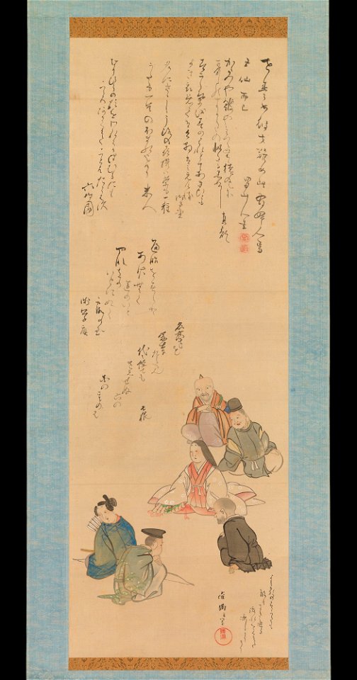 Kubo Shunman - The Six Poetic Immortals - 2014.727 - Metropolitan Museum of Art