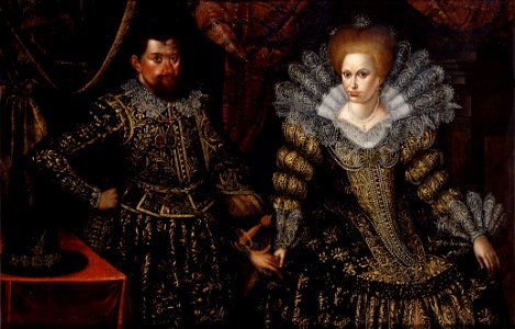 Kurfürst Johann Georg I von Sachsen (1585-1656) und Gemahlin Magdalene Sibylle von Sachsen