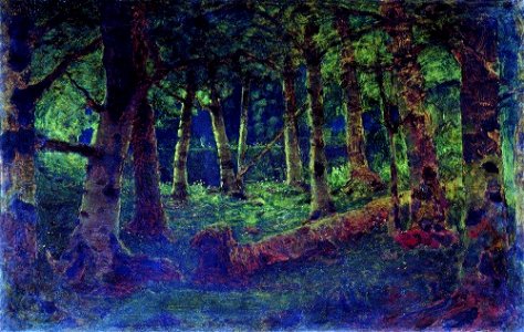 Kuindzhi Birch grove Forest 1880s