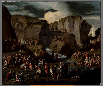 Krzysztof Lubieniecki - Moses bringing forth water from the rock - MP 2453 MNW - National Museum in Warsaw
