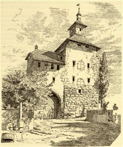 Kunstdenkmäler KN 1887 S089 Konstanz Kreuzlinger Thor 1862
