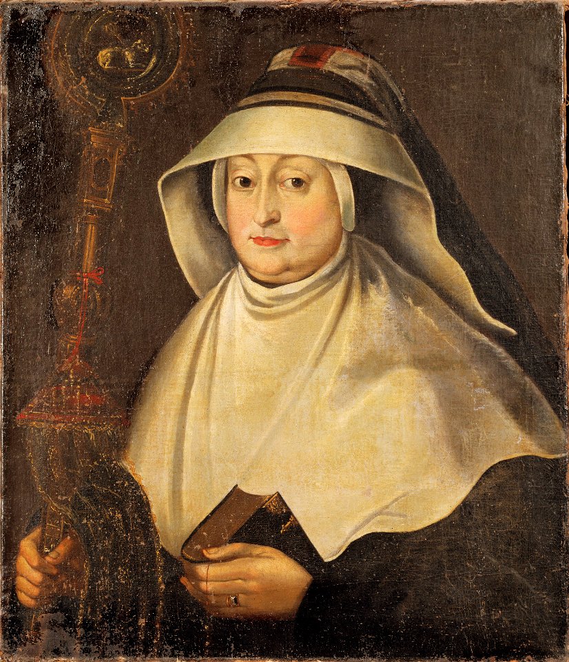 Krystyna Eufemia Radziviłł (1598-1657), Abbess at the Benedictine convent in Neśviż - Nationalmuseum - 28828