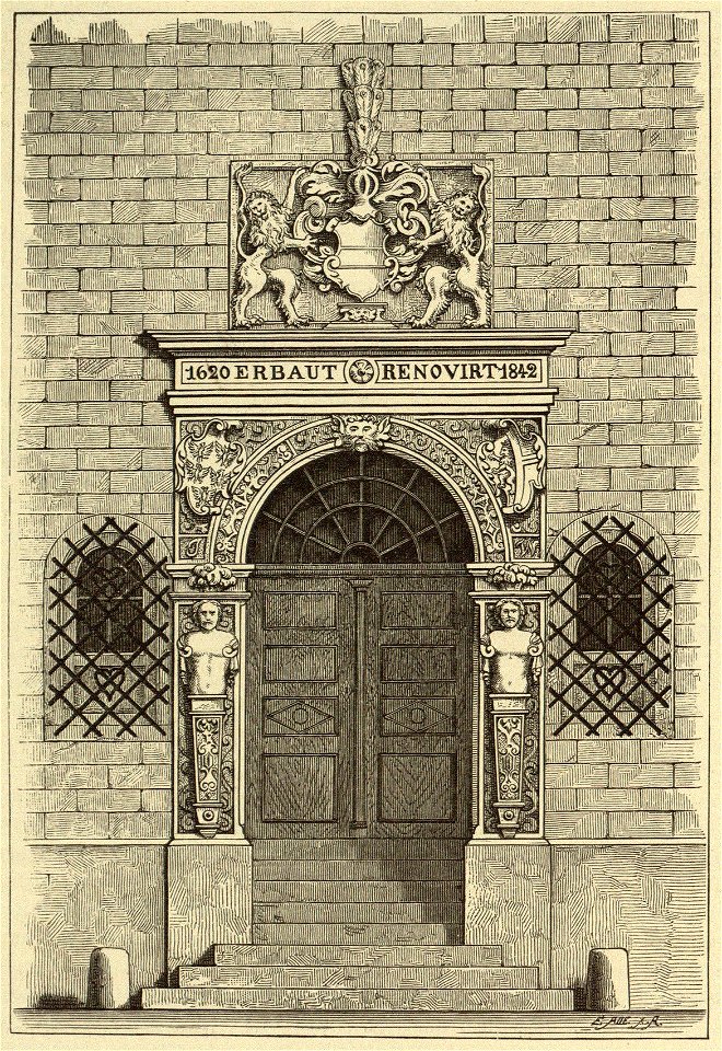 Kunstdenkmäler KN 1887 S314 Radolfzell Schulhaus ehem österr Schlösschen