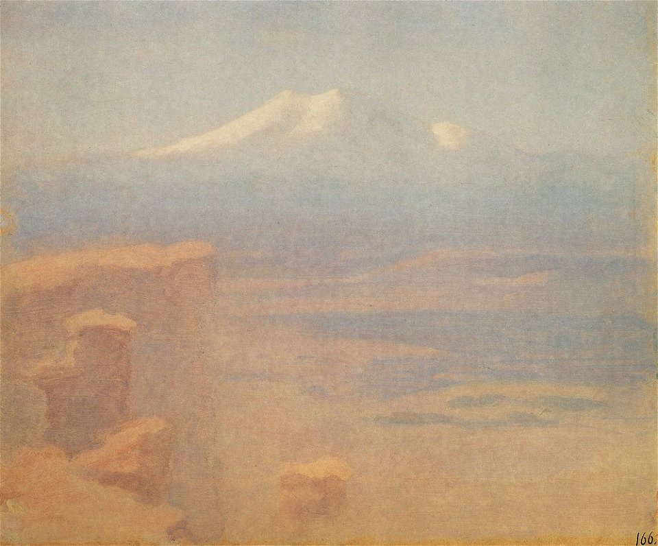 Kuindzhi Fog mountains Caucasus 1890s