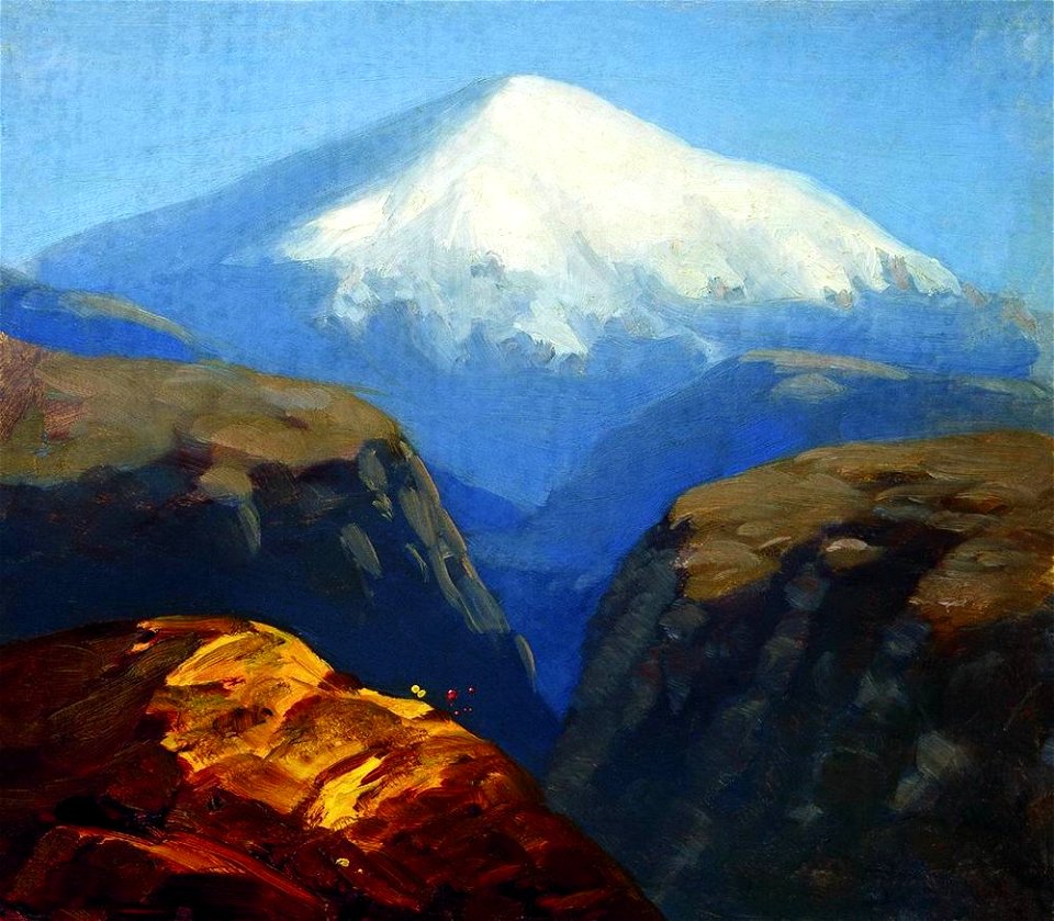 Kuindzhi Elbrus in the daytime 1890 or later