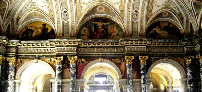 Kunsthistorisches Museum Wien - Nordwand - Stiegenhaus