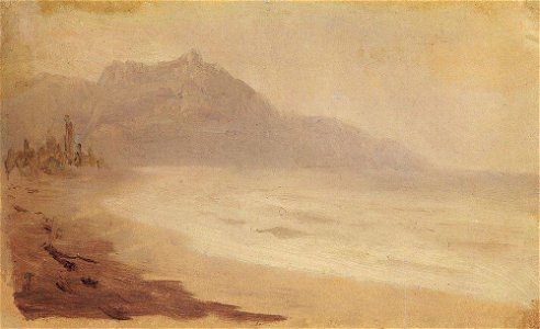 Kuindzhi Seashore View of Mount Demerdzhi The Crimea 1880s