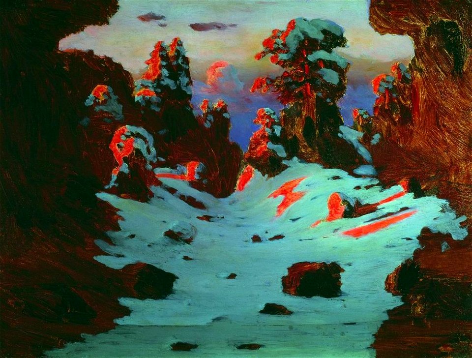 Kuindzhi Sunset effect 1885 1890
