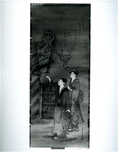 Kubo Shunman - Viewing Plum Blossoms at Night - 14.76.49 - Metropolitan Museum of Art