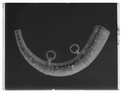 Kruthorn, Marocko, 1800-tal - Livrustkammaren - 11166-negative