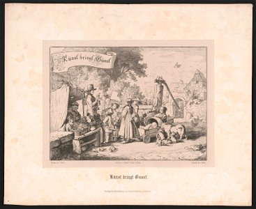 Kunst bringt Gunst - L.R. ; gezeichnet von L. Richter ; J. Roloffs sc. ; geschnitten von J. Roloffs. LCCN2015647083