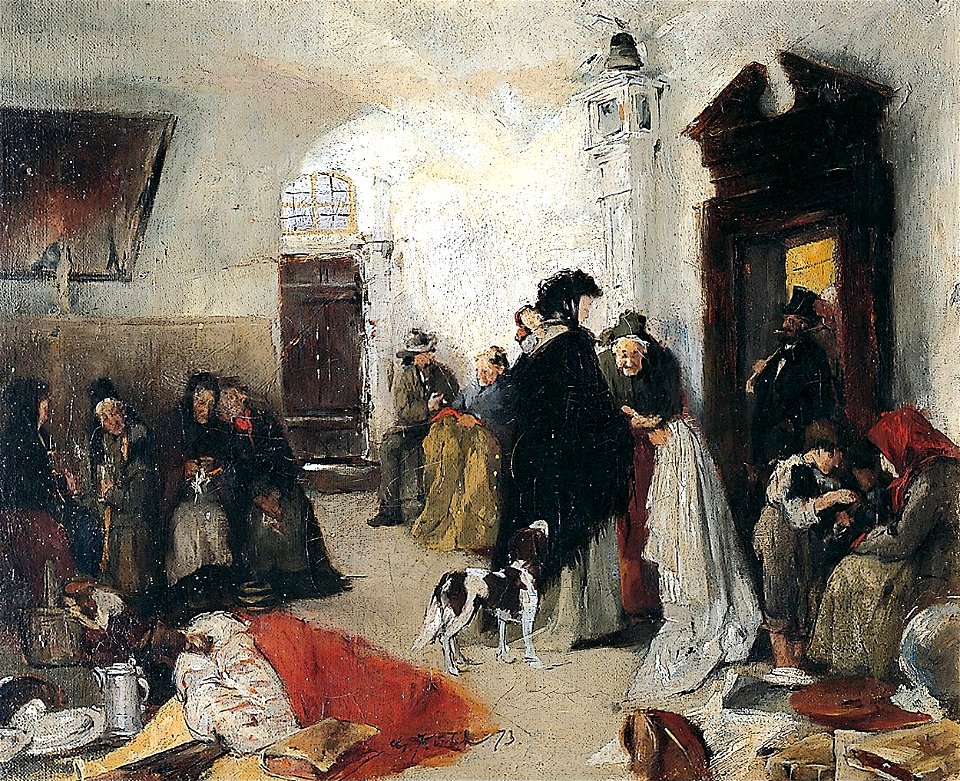 Gotthardt Kuehl - Im Leihhaus (1873)