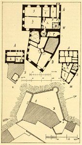 Kunstdenkmäler KN 1887 S009 Blumenfeld Schloss Grundriss