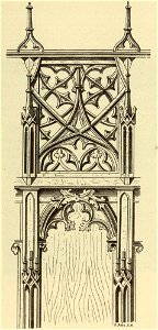 Kunstdenkmäler KN 1887 S146 Konstanz Münster Chorgestühl Rückseite