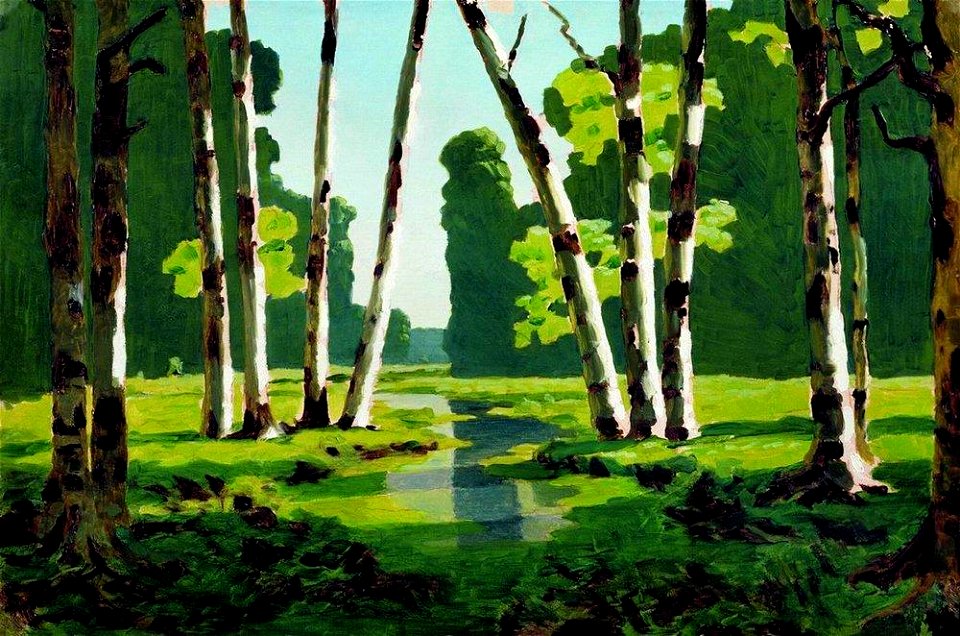 Kuindzhi Birch grove study not after 1879