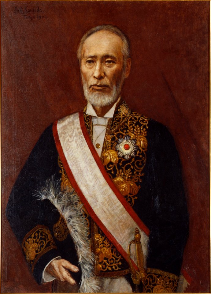 Kuroda Seiki - Portrait of Terajima Munenori - Google Art Project