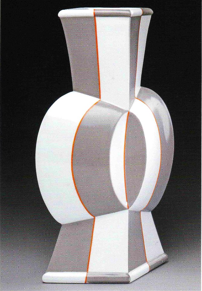 Kubistische Vase (Kunststil- Moderne)-P33