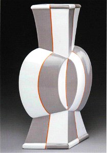 Kubistische Vase (Kunststil- Moderne)-P33