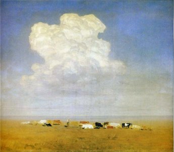 Kuindzhi Noon Herd in the steppe 1890 1895