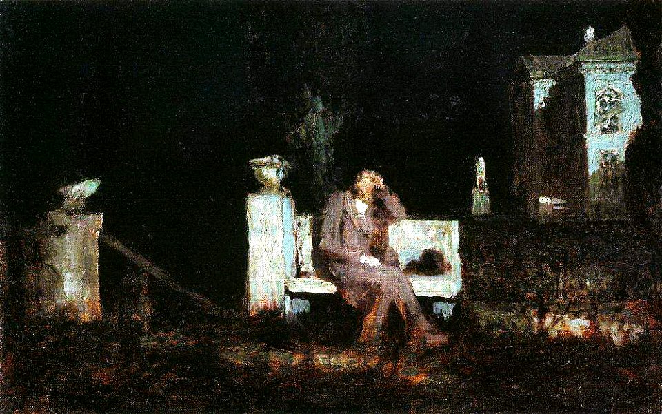 Kuindzhi Moon night Thinking 1876 1890