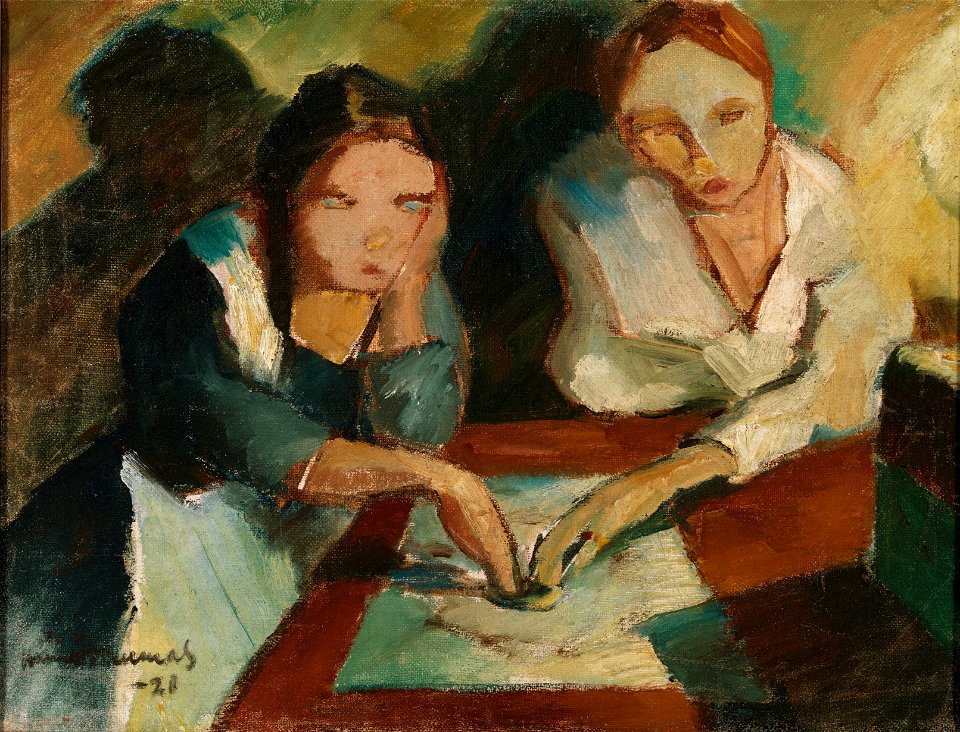 Kunnas, Väinö - A spiritualistic séance - Google Art Project