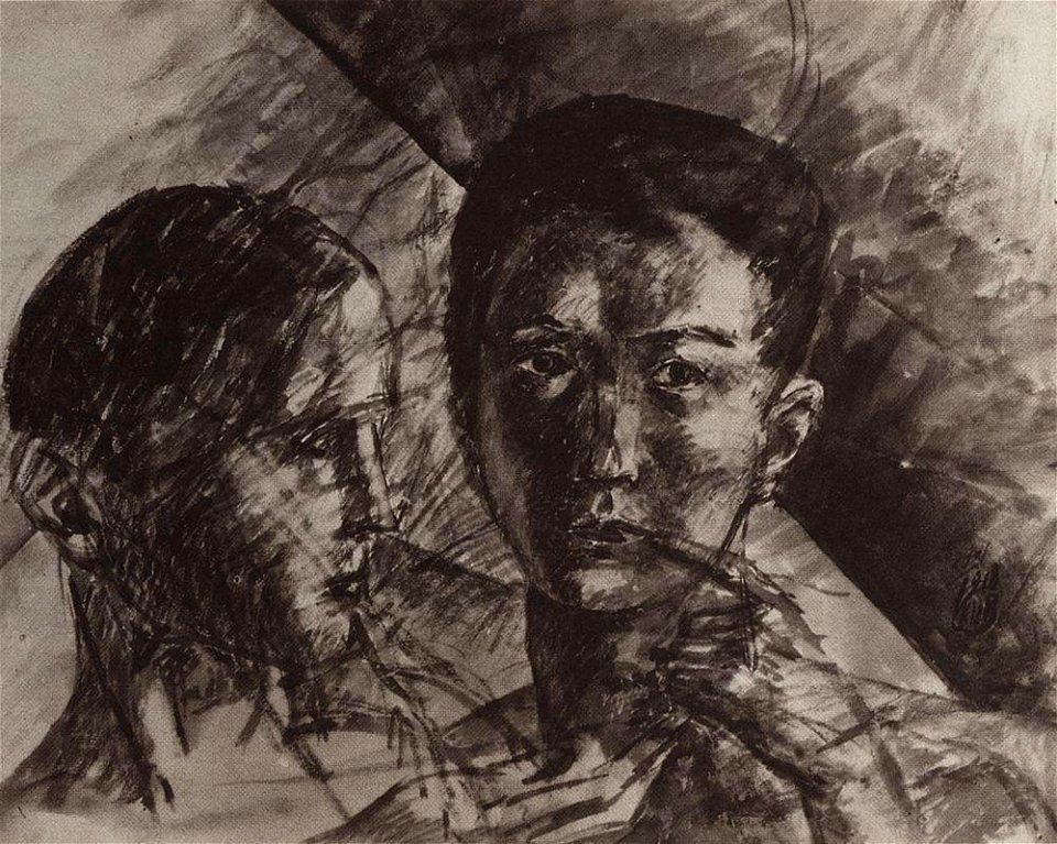 Kuzma Petrov-Vodkin head-of-boys-1918