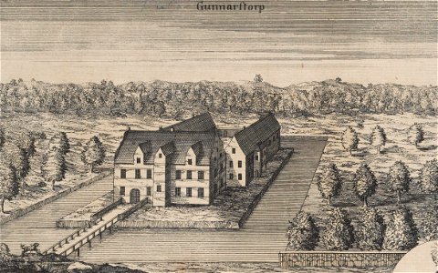 Kulla Gunnarstorp Castle in 1680