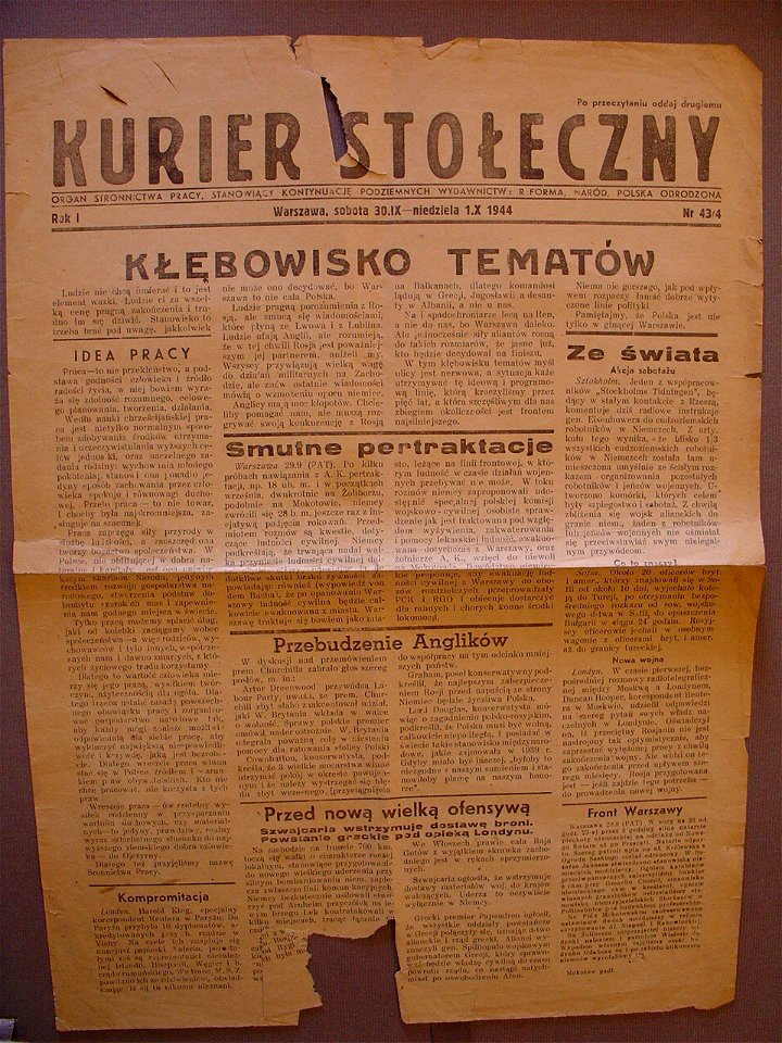 Kurier Stołeczny nr 43 s. 1