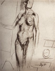 Kuzma Petrov-Vodkin the-model-1924