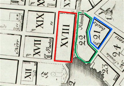 Kvarteret Pumpstocken 1733