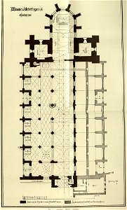 Kunstdenkmäler KN 1887 S658a Überlingen Münster Grundriss