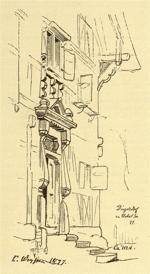 Kunstdenkmäler KN 1887 S066 Dingelsdorf Holzbau 23
