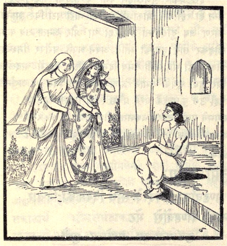 Kunti telling about her fault to Her elder son