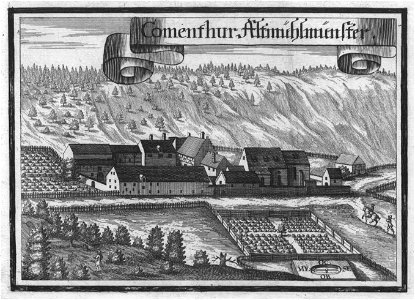 Kupferstich - Comenthur Altmühlmünster - Wening - 1701