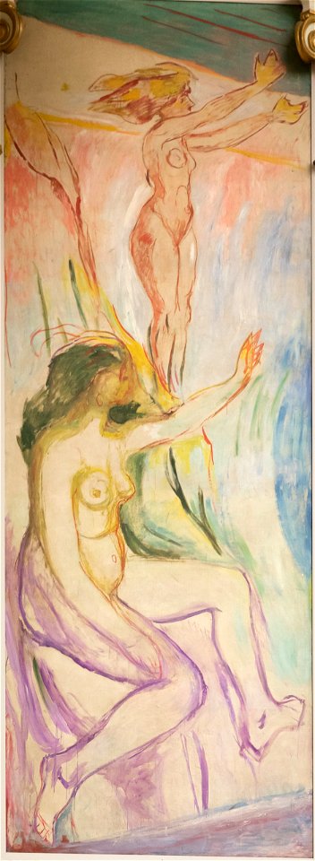 Kvinner vendt mot solen by Edvard Munch