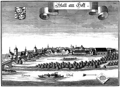 Kupferstich - Stadtamhof -Wening - 1716