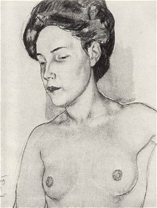 Kuzma Petrov-Vodkin study-for-painting-sleep-1910
