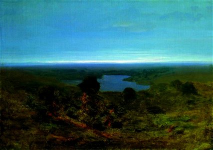 Kuindzhi Lake Evening 1890 1895. Free illustration for personal and commercial use.