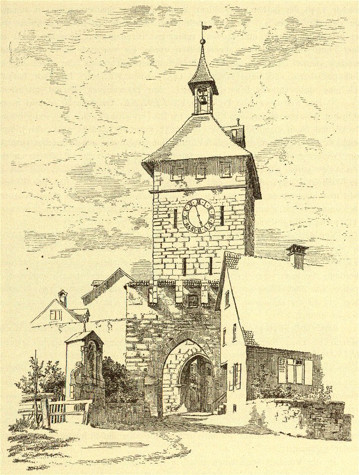 Kunstdenkmäler KN 1887 S087 Konstanz Schnetzthor 1862