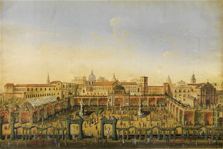 Kunstmesse in einer italienischen Stadt