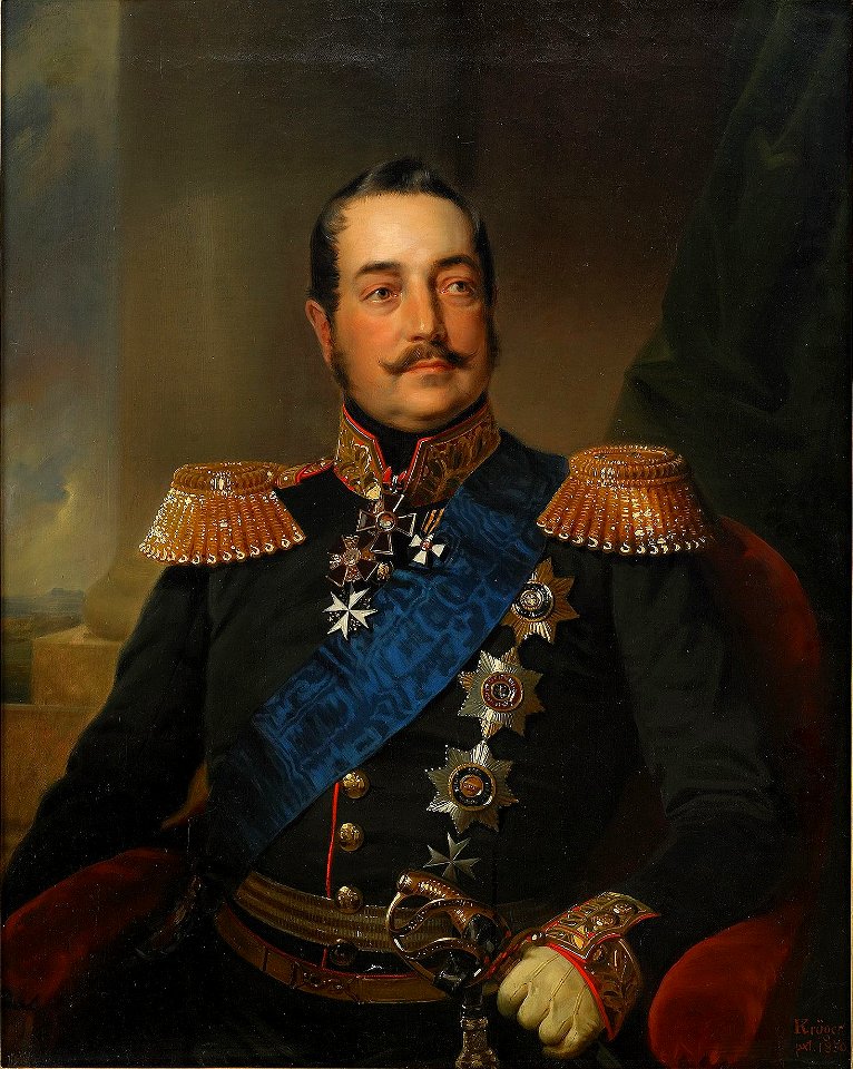 G.G. Kusheliov by Franz Krüger