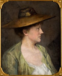 Kvinnoporträtt (Julia Beck) - Nationalmuseum - 132600