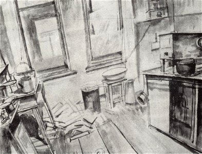 Kuzma Petrov-Vodkin kitchen-1922