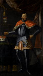 Kurfürst Friedrich V von der Pfalz in Rüstung