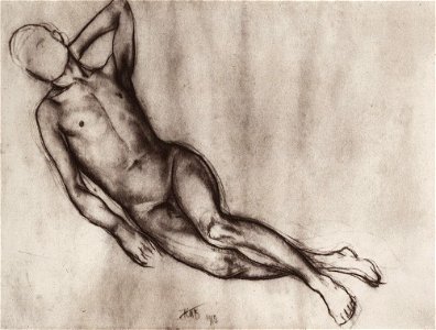 Kuzma Petrov-Vodkin lying-boy-1910